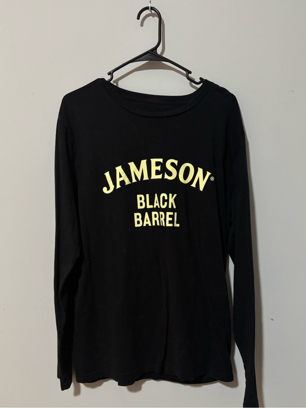 Jameson Black Barrel Kids' Long Sleeve Logo Tee - Black